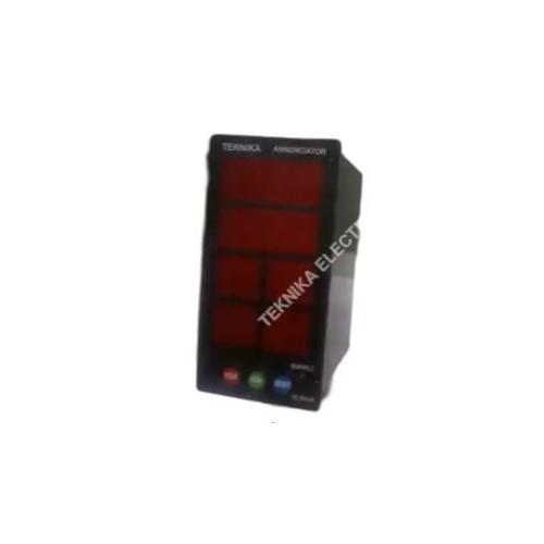 Teknika 138x138 mm 12 VDC 6 Fault Annunciator, TE 910M